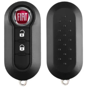 CHAVE CANIVETE FIAT NOVO PRETA COM LAMINA OCA 2 BOTÕES